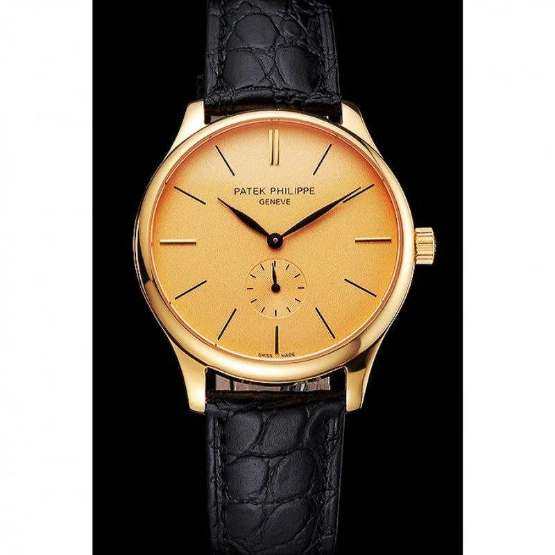 Patek Philippe Calatrava Dial Gold 39 mm, Yellow Gold Plated