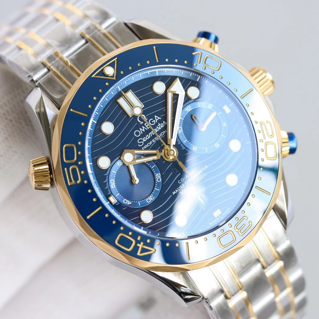 Omega Watch SEAMASTER DIVER 300M CHRONOGRAPH BLUE CERAMIC