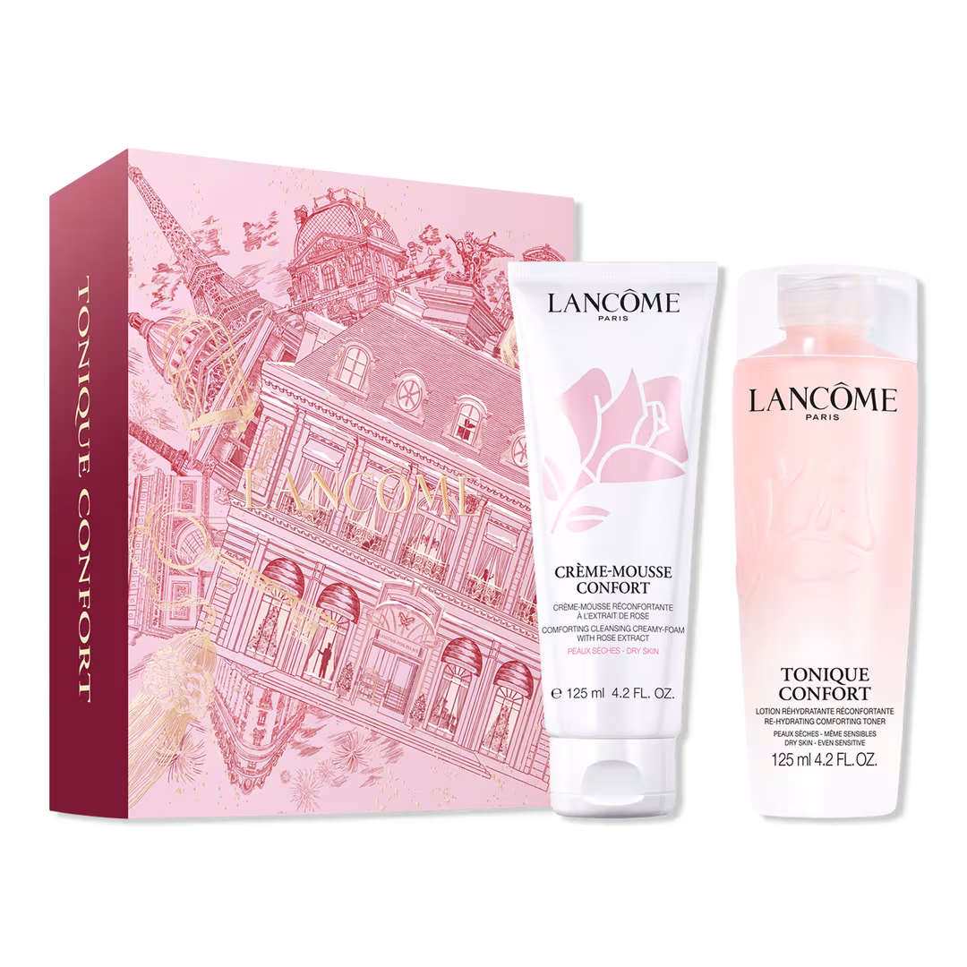 Lancôme  Tonique Confort Hydrating Toner & Crème Mousse Confort Foaming Cleanser 2 Piece Set