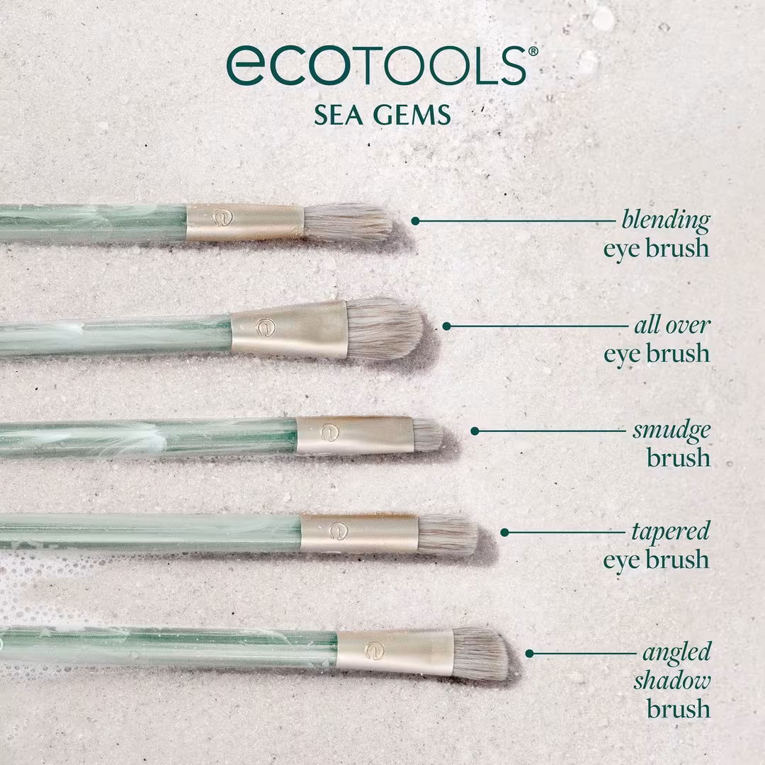 EcoTools  Sea Gems Eye Makeup Brush Set
