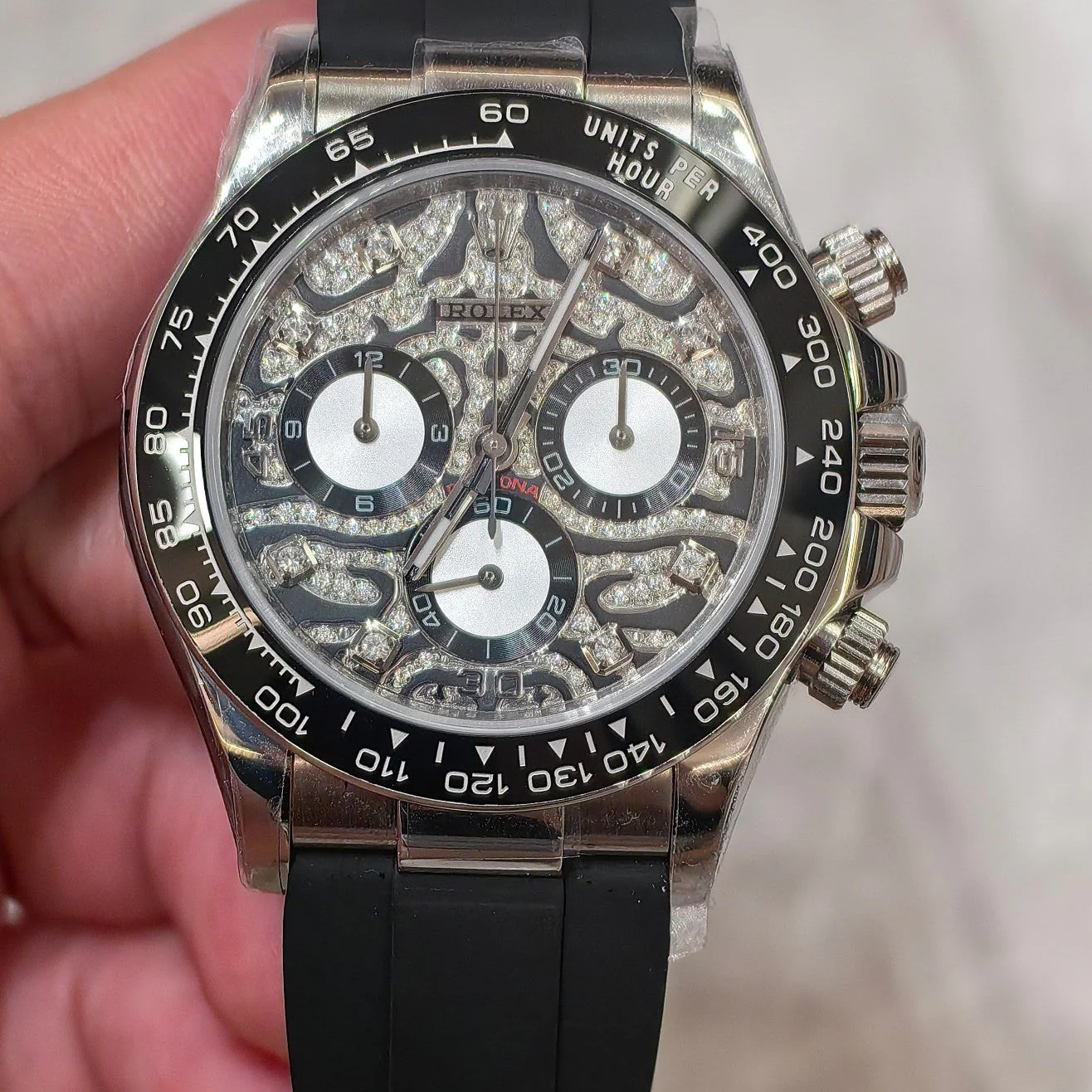 Rolex Watch Daytona 40mm Black Diamond