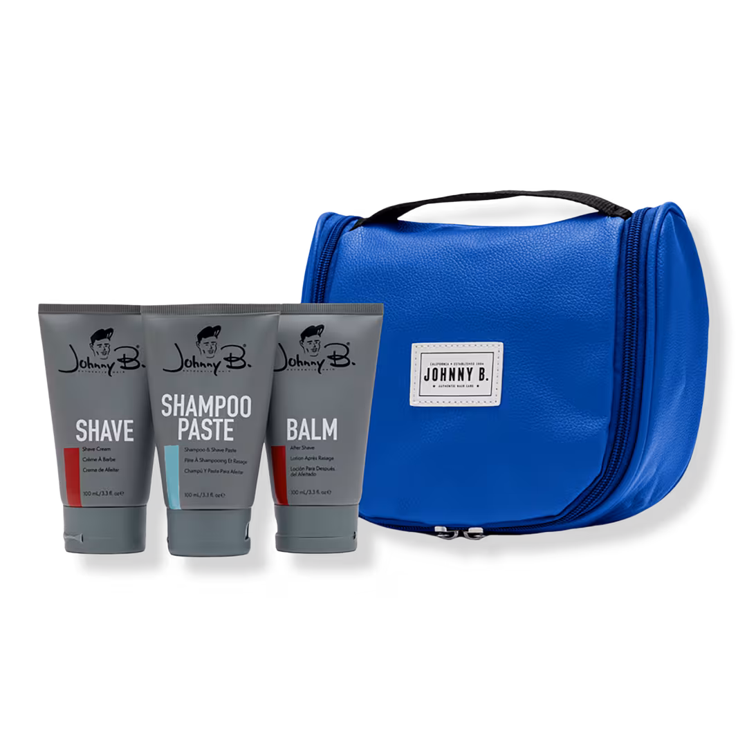 Johnny B. Hair Care  Shave Overnight Toiletry Bag Set