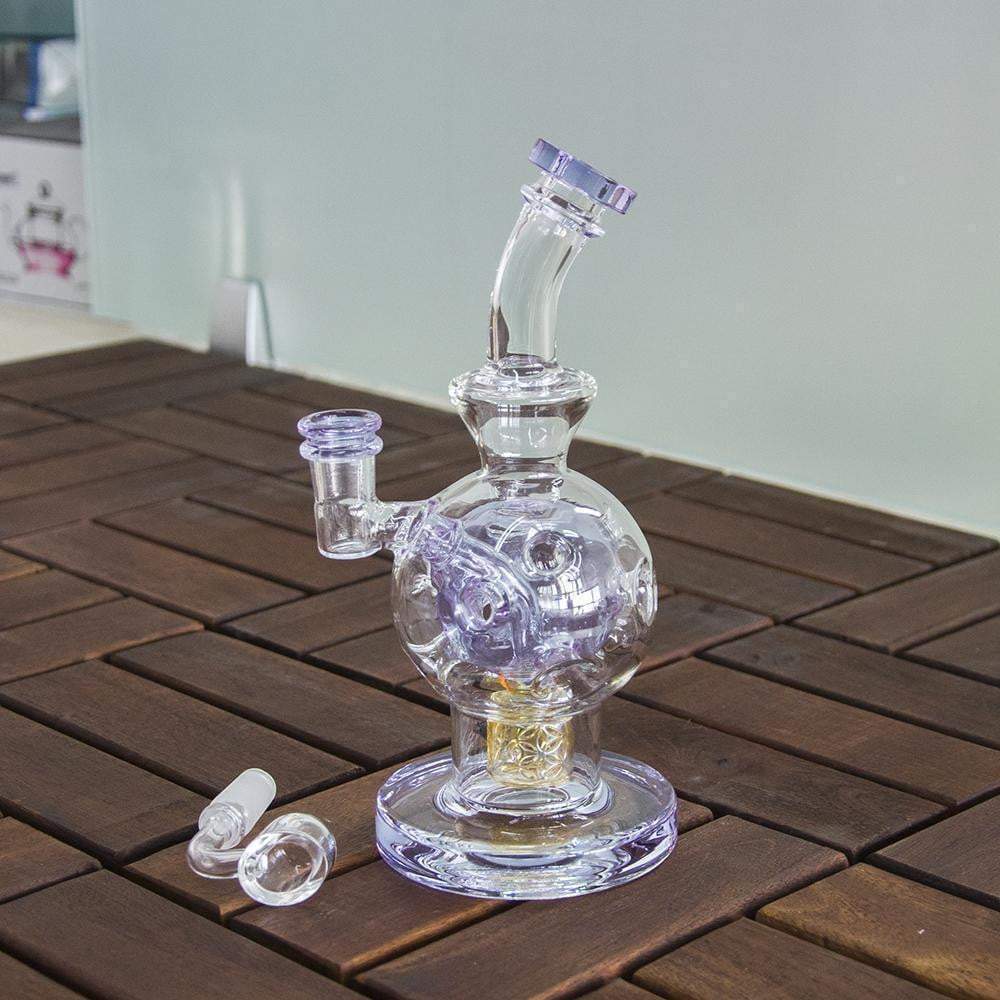 9 Glass Exosphere Fumed Perc Dab Rig