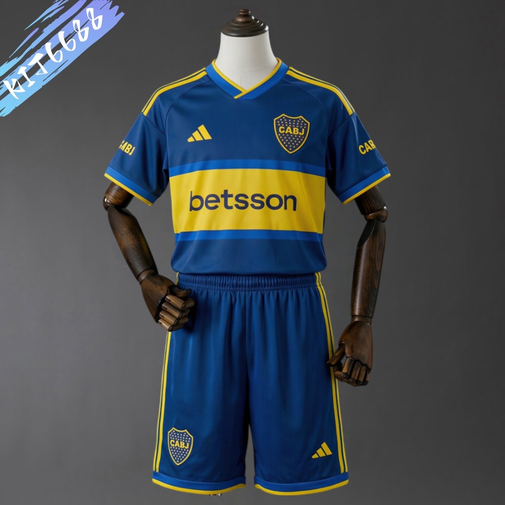 2026/2027 Boca Juniors home Football Shirt (Kids Kit socks)