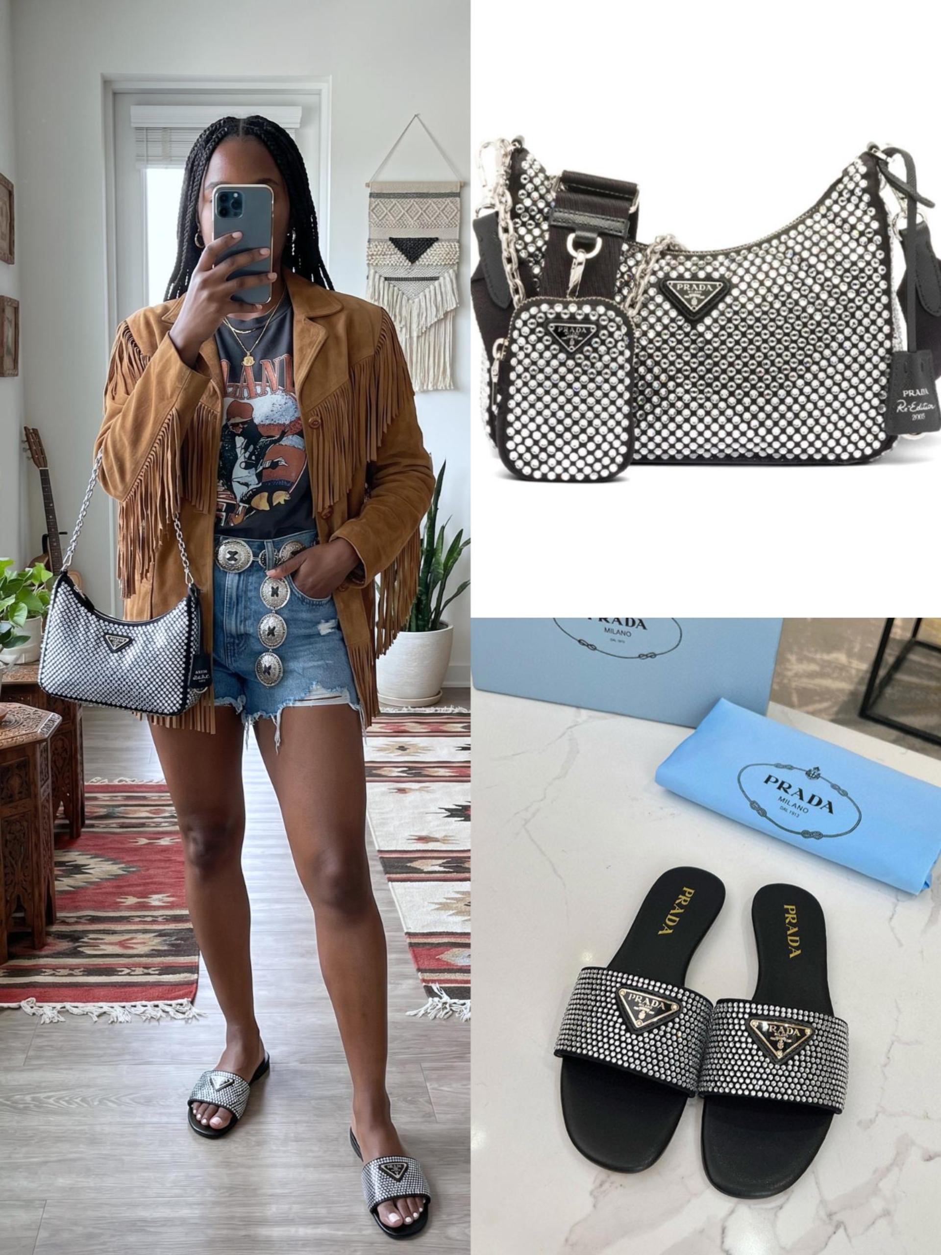 Prada Shoes & Bag Set