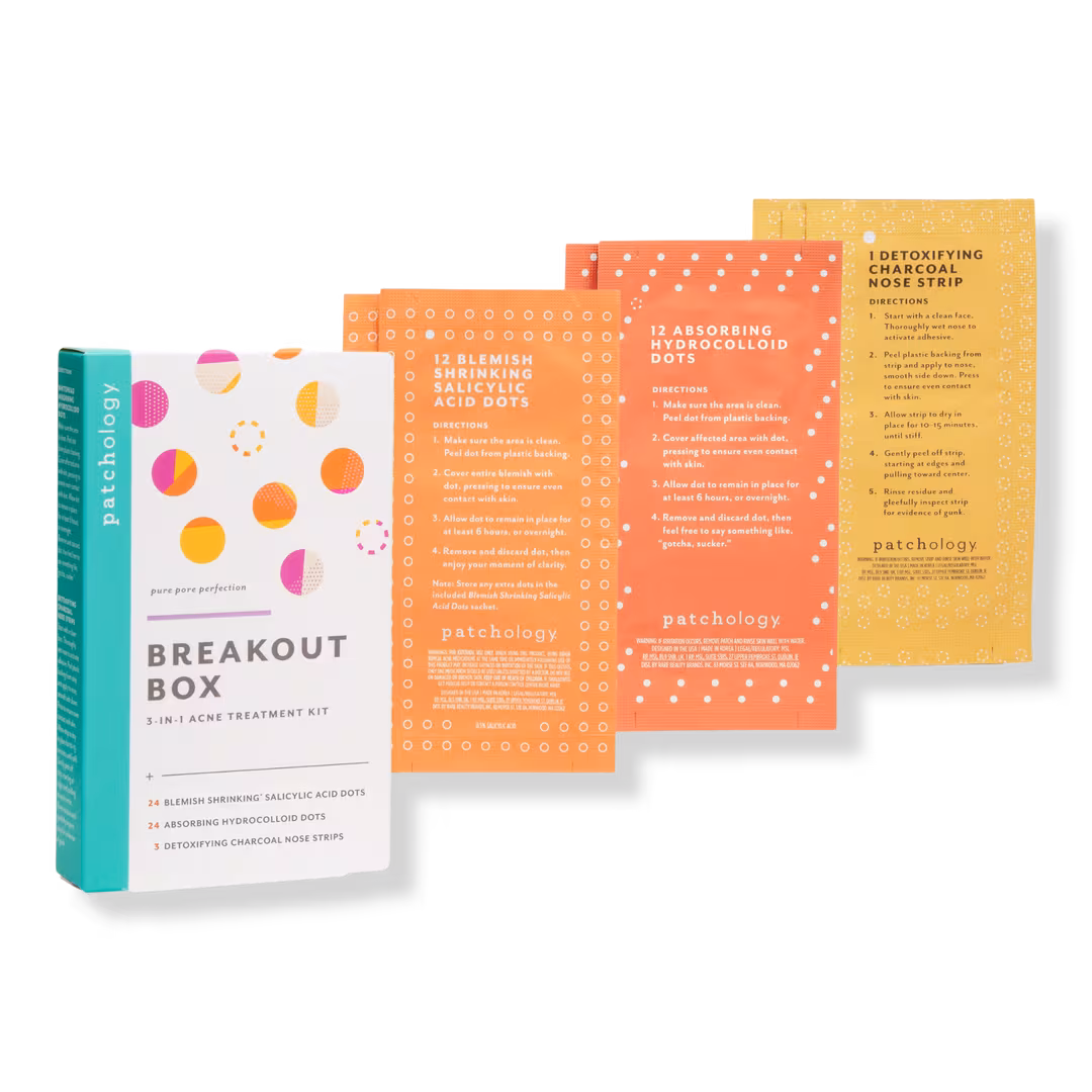 Patchology  Breakout Box 3-in-1 Acne Treatment Kit
