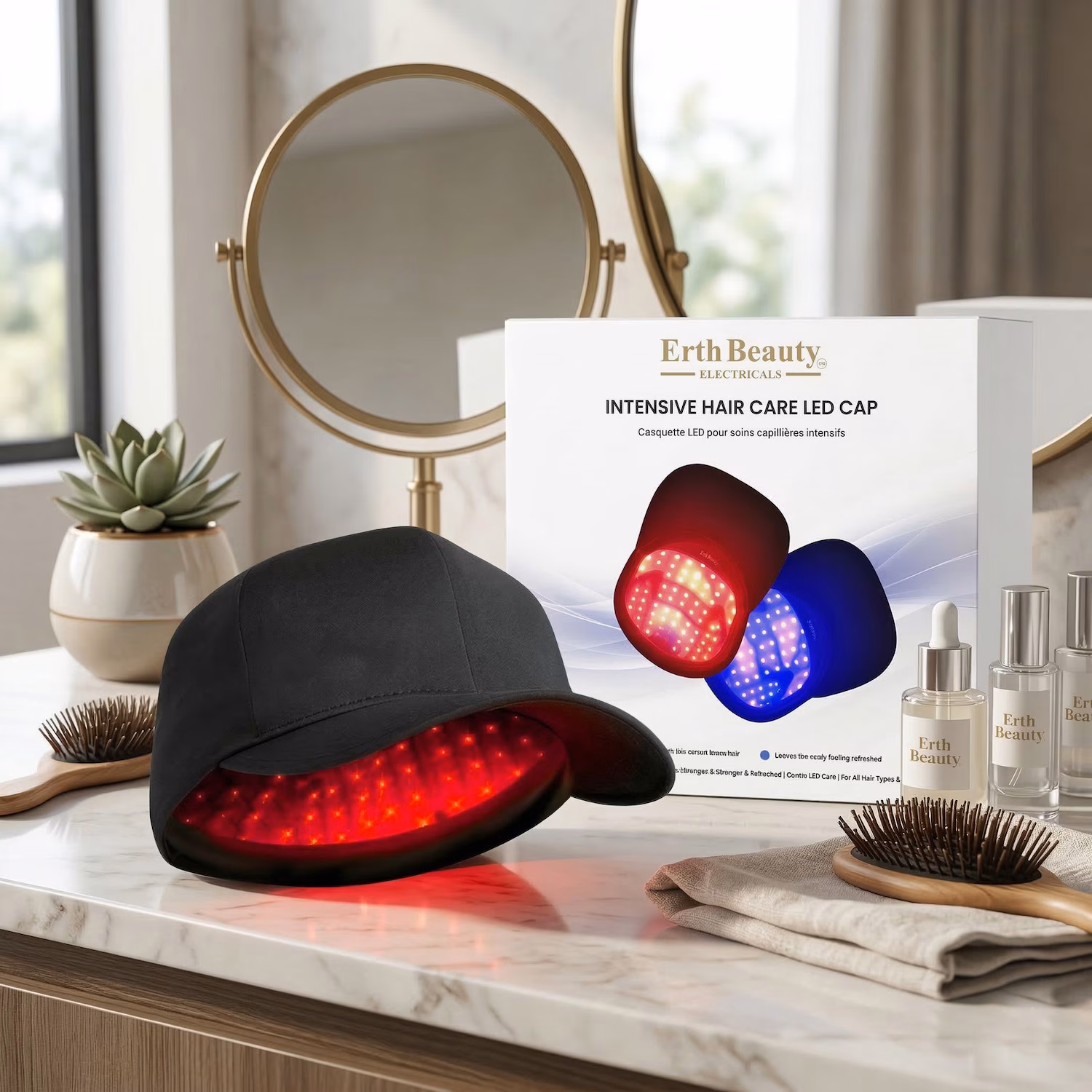 Intensive Haarpflege-LED-Kappe