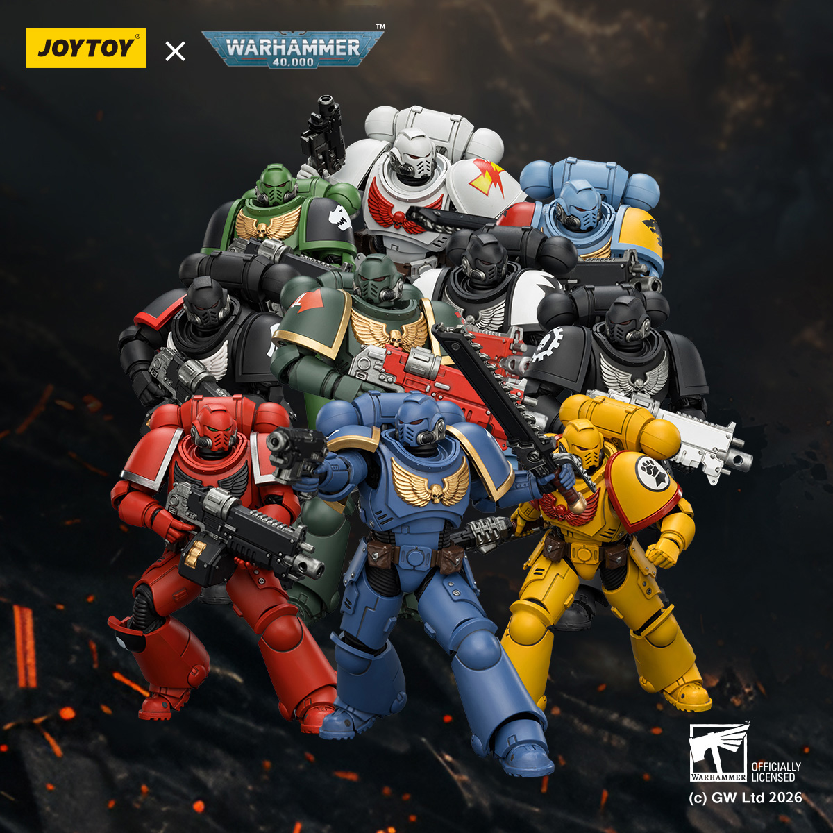 JOYTOY Warhammer 40k 1: 18 Intercessors - JOYTOY WORLD