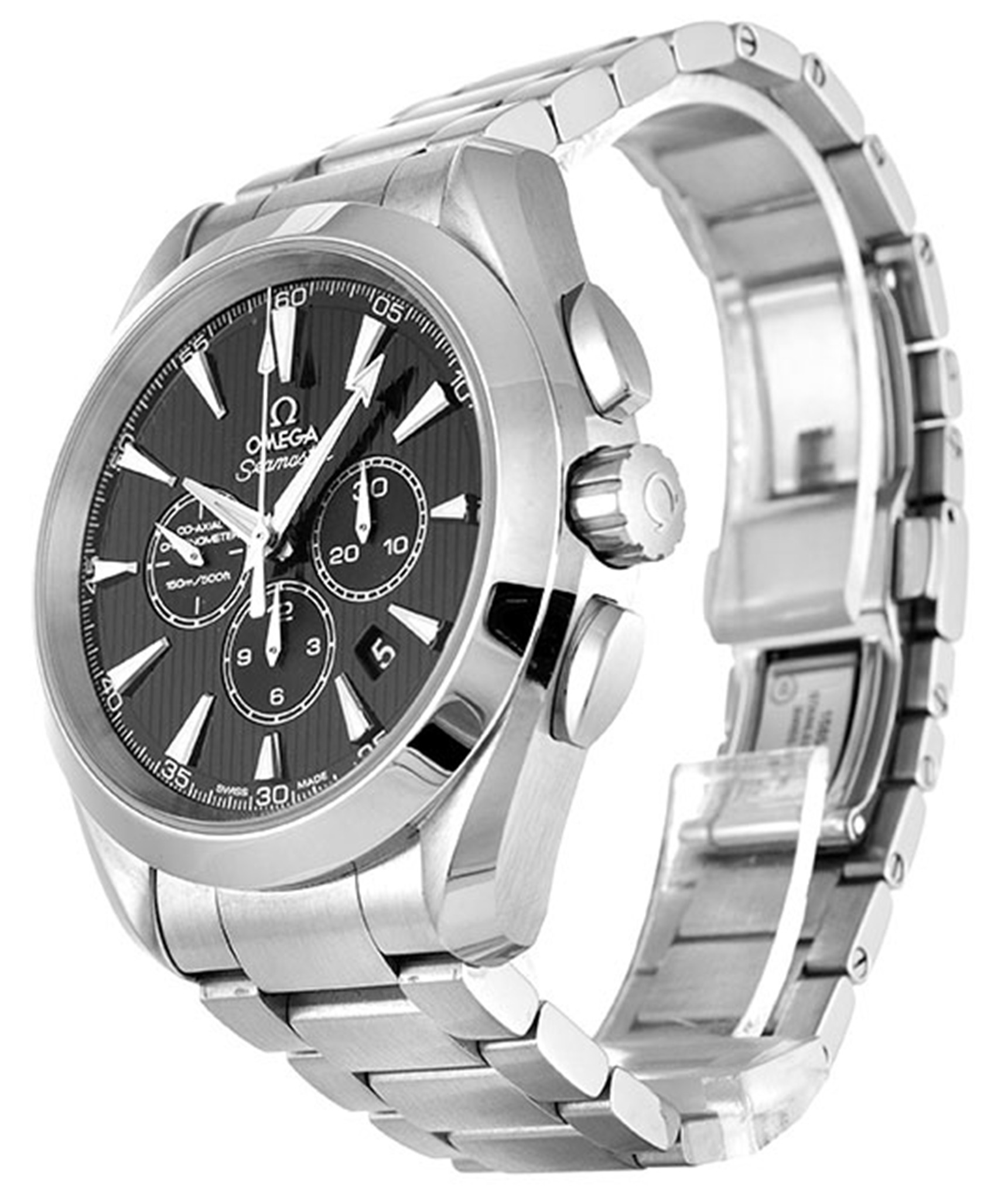 Replica Omega Aqua Terra 150m Gents Black Dial Stick Markers 231.10.44.50.01.001 44MM