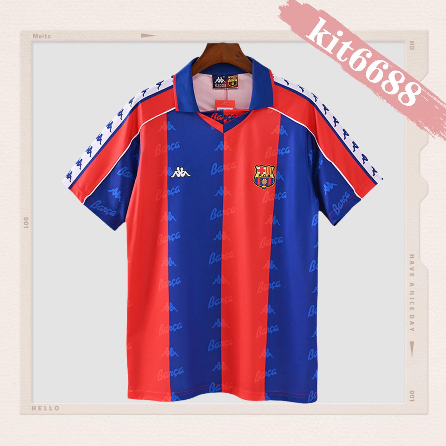 1996/1997 Barcelona Home Retro Football Shirt