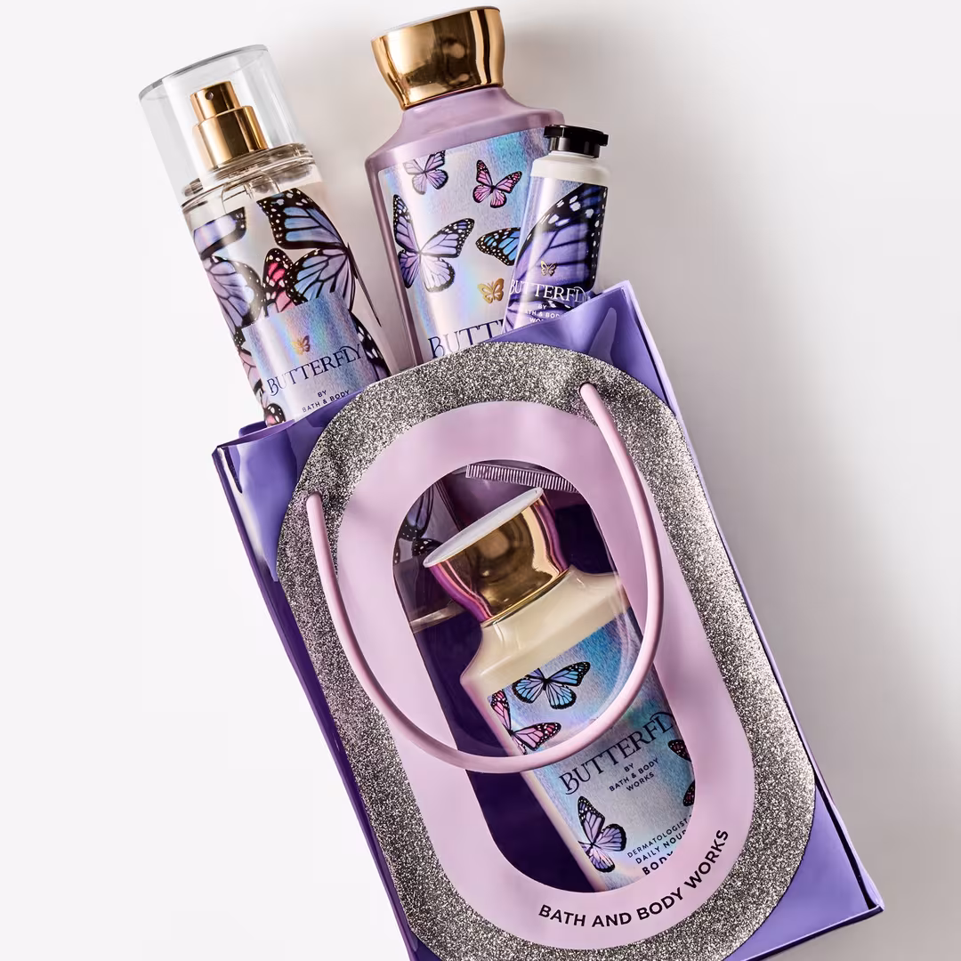 Bath & Body Works  Butterfly Body Care Gift Set