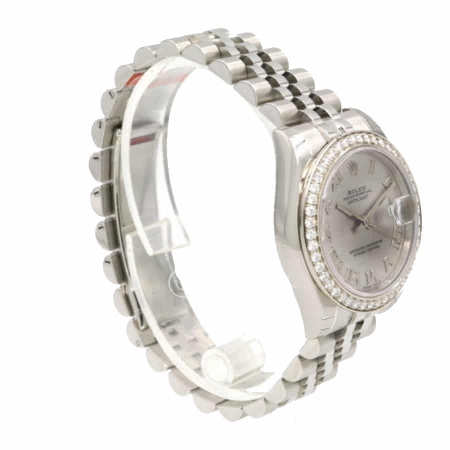 Rolex Datejust 279166 Platinum Automatic Grey With Diamond Dial Jubilee Replica