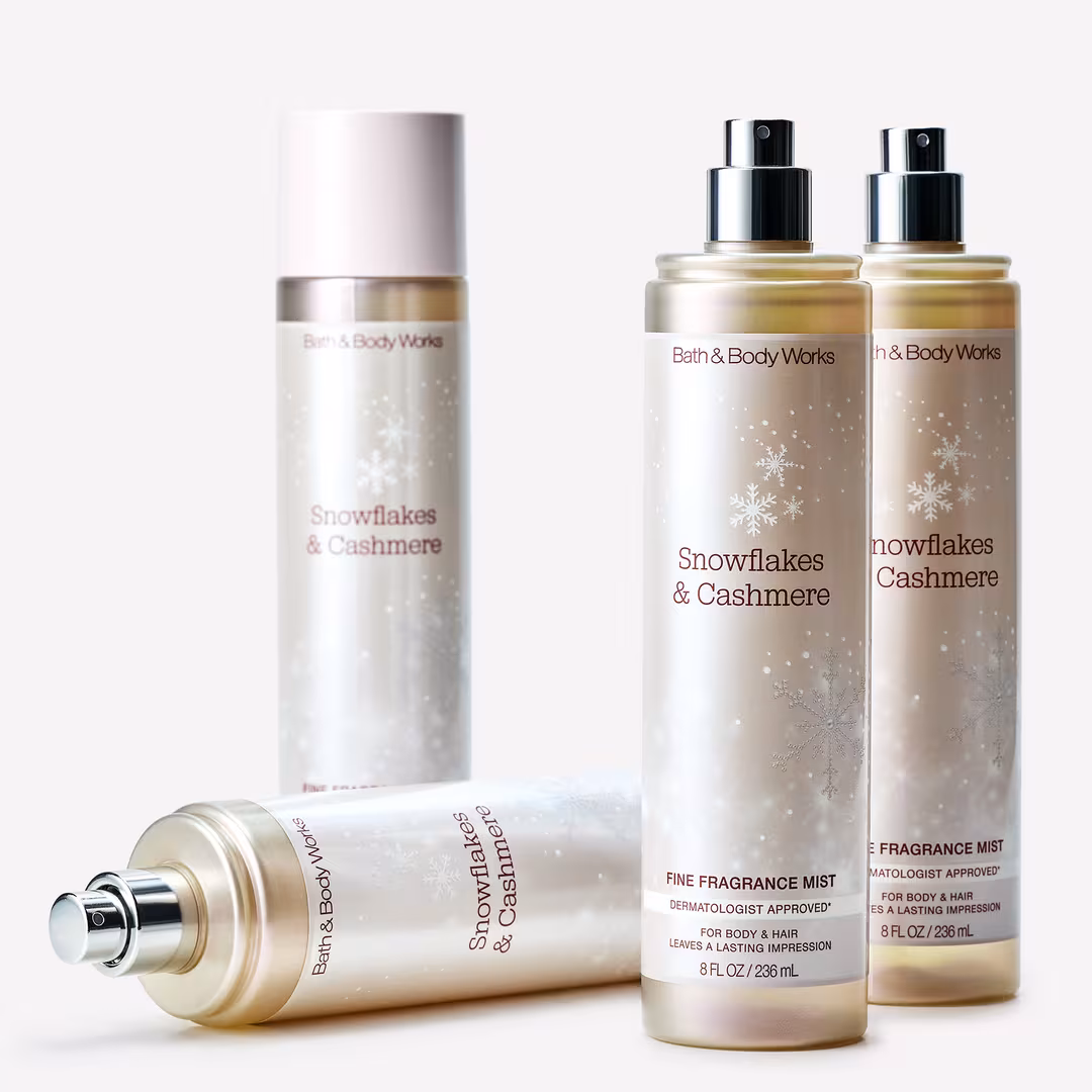 Bath & Body Works  Snowflakes & Cashmere Fine Fragrance Mist