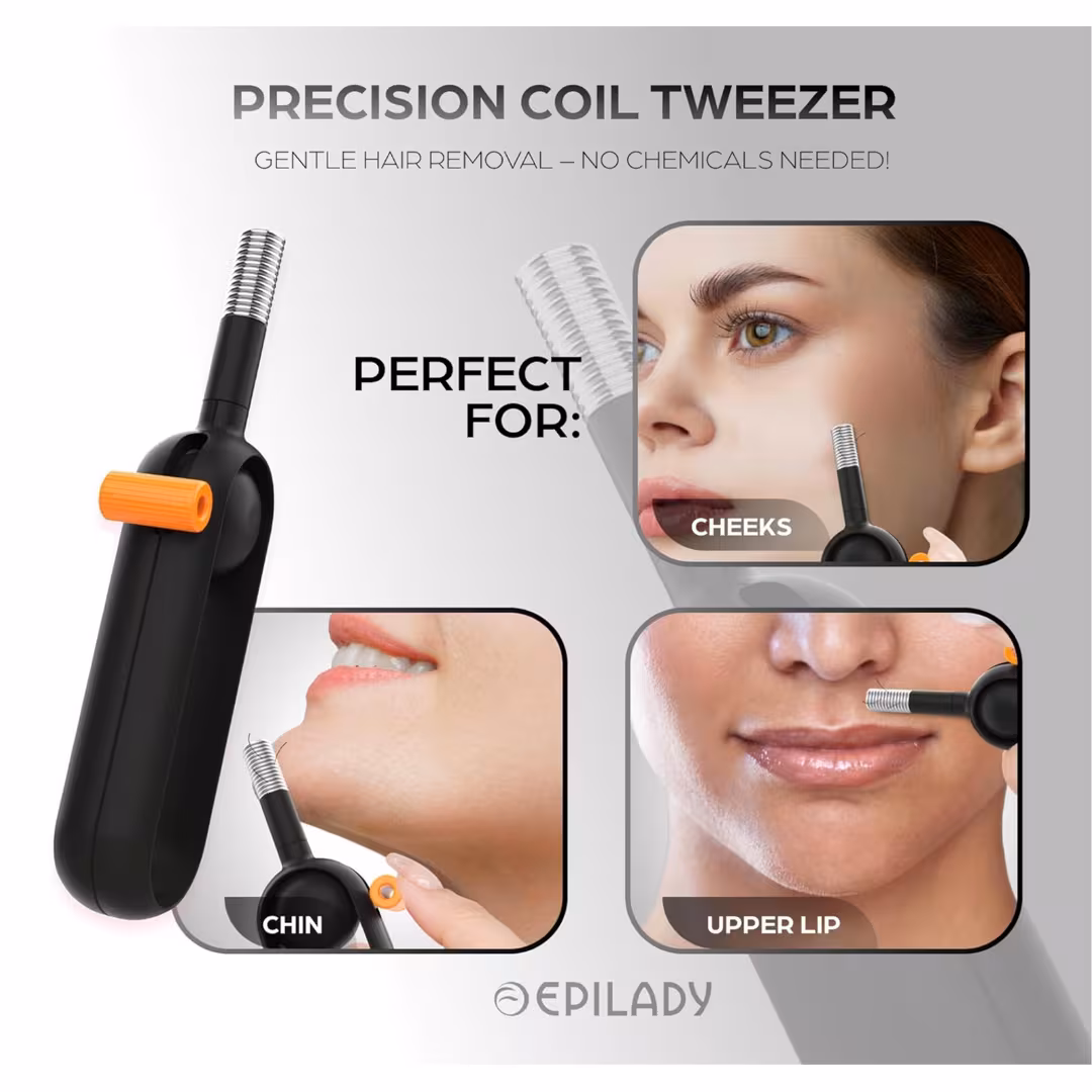 Epilady  Precision Coil Tweezer with Ergonomic Grip