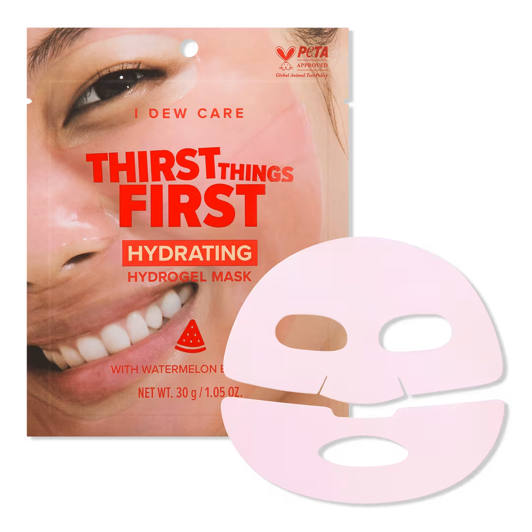 I Dew Care  Thirst Things First Hydrating Hydrogel Mask