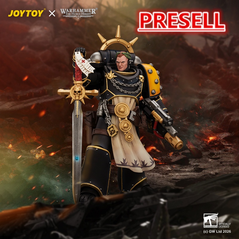 JOYTOY JT05121 Warhammer The Horus Heresy 1:18 Imperial Fists Champion Consul with Combi-Melta and Power Sword - JOYTOY WORLD