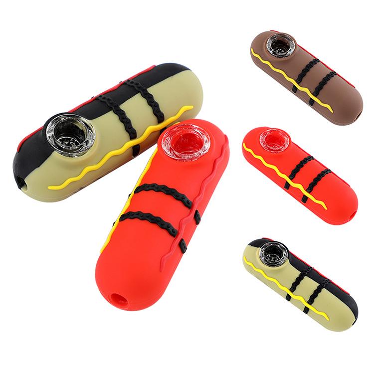 Sausage Silicone Hand Pipe