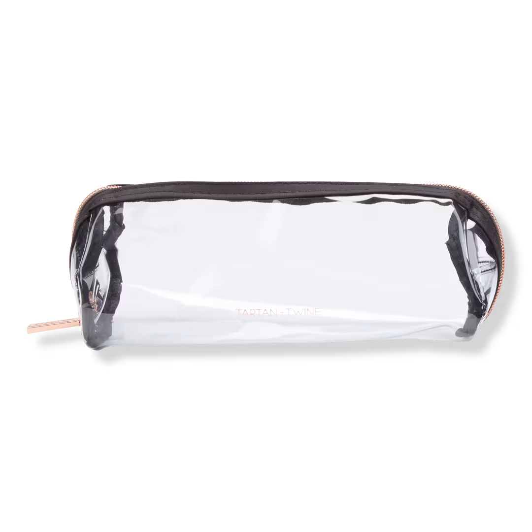 Tartan + Twine  Basics Clear Pencil Case