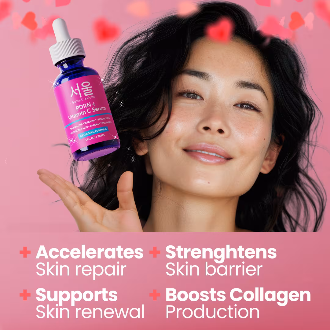 Seoul Ceuticals  Korean Skin Care PDRN + Vitamin C Serum