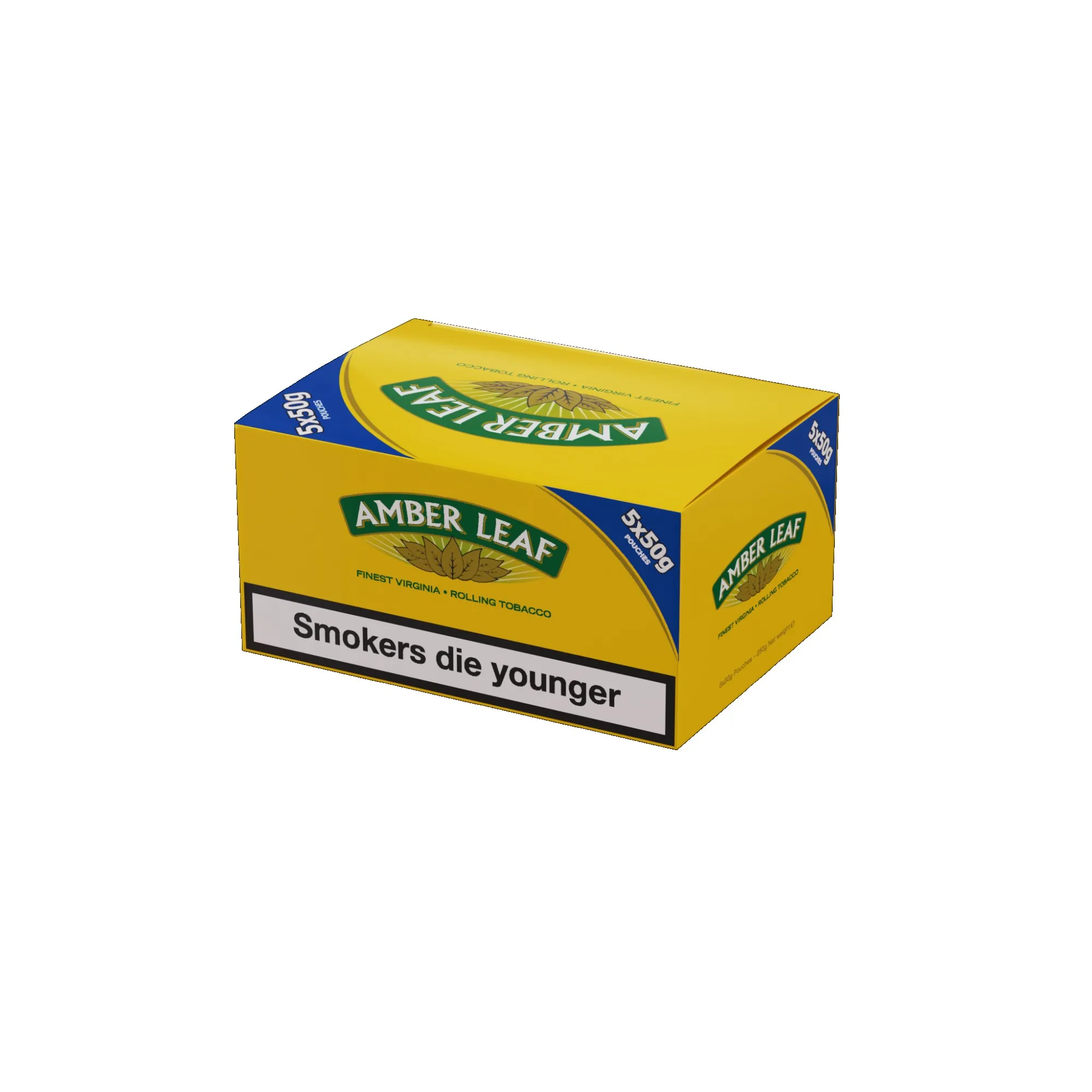 Amber Leaf Hand Rolling Tobacco (Original) 50Gx5 Packs