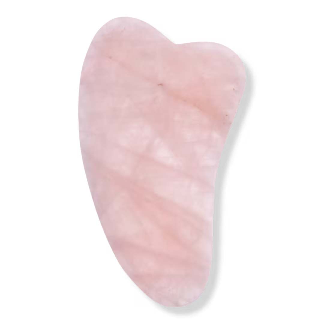 White Lotus Beauty  Genuine Crystal Gua Sha Chemical-Free Rose Quartz