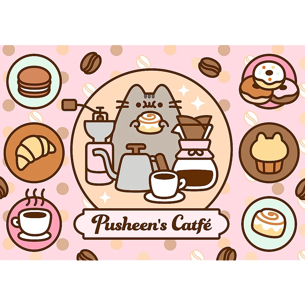 Puzzle Pusheen 500 El. Pusheen W Kawiarni