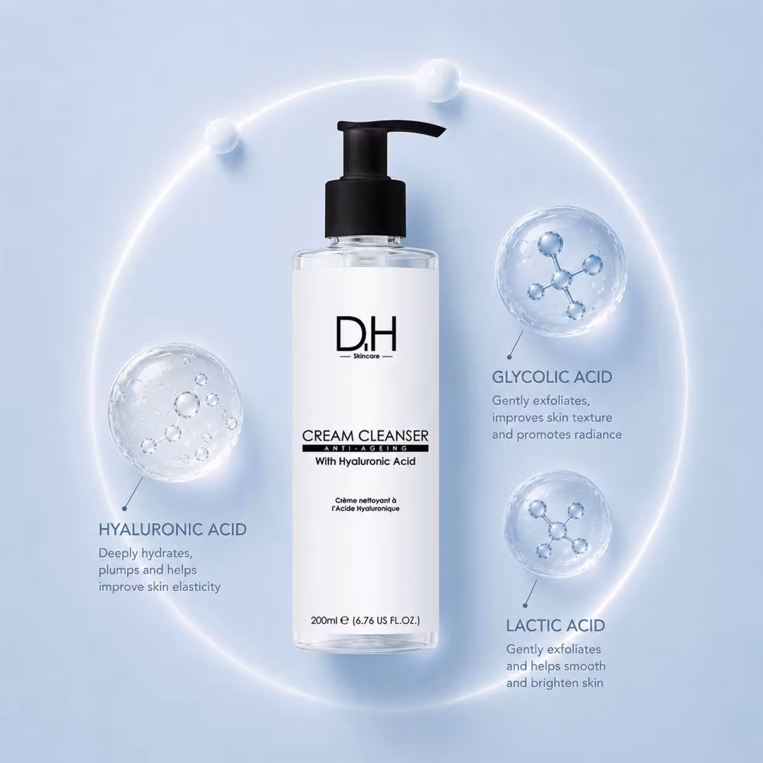 Dr H  Advanced Cream Cleanser with Hyaluronic Acid