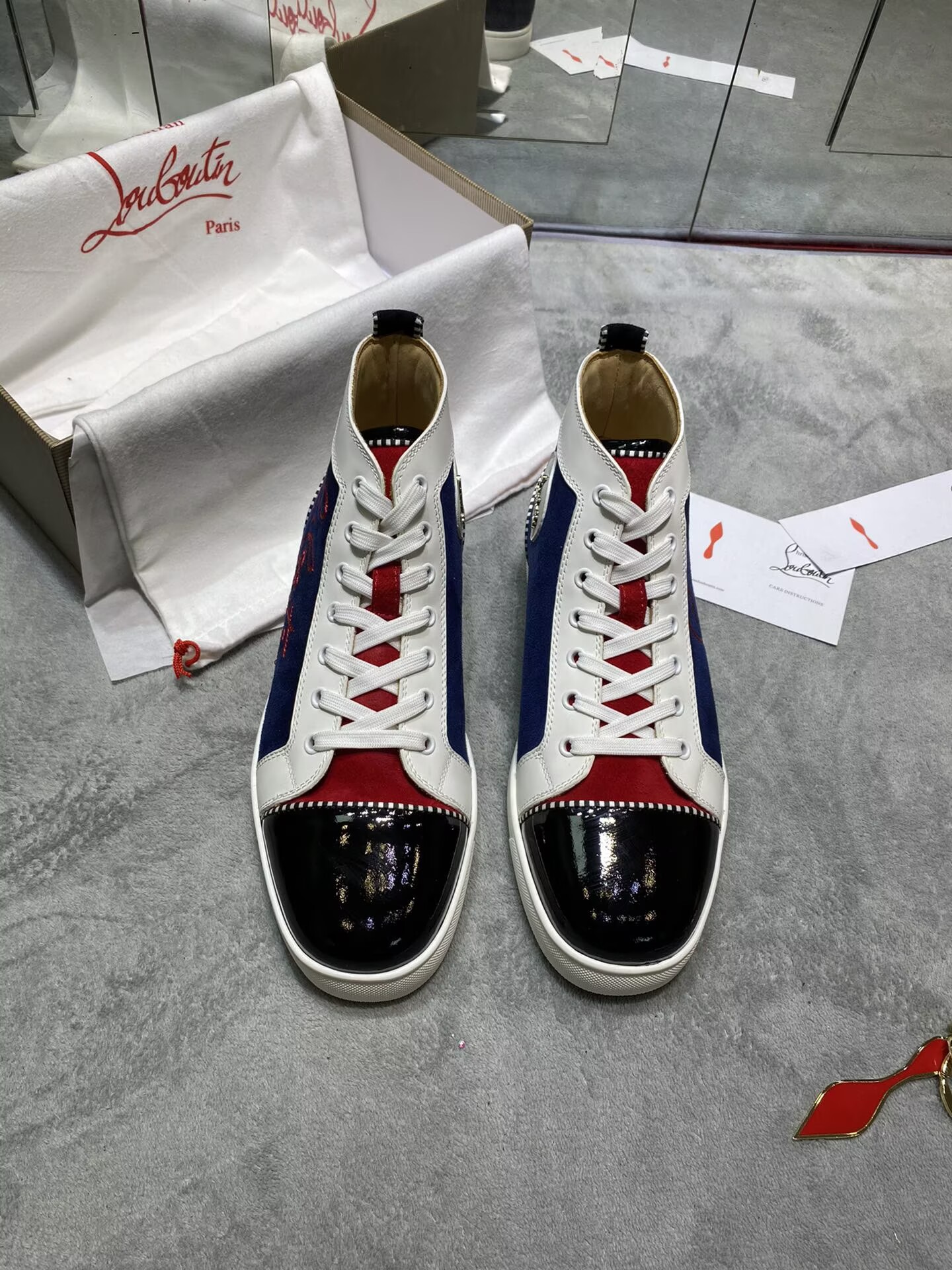Christian Louboutin Red bottom High-Top - CCSHOES