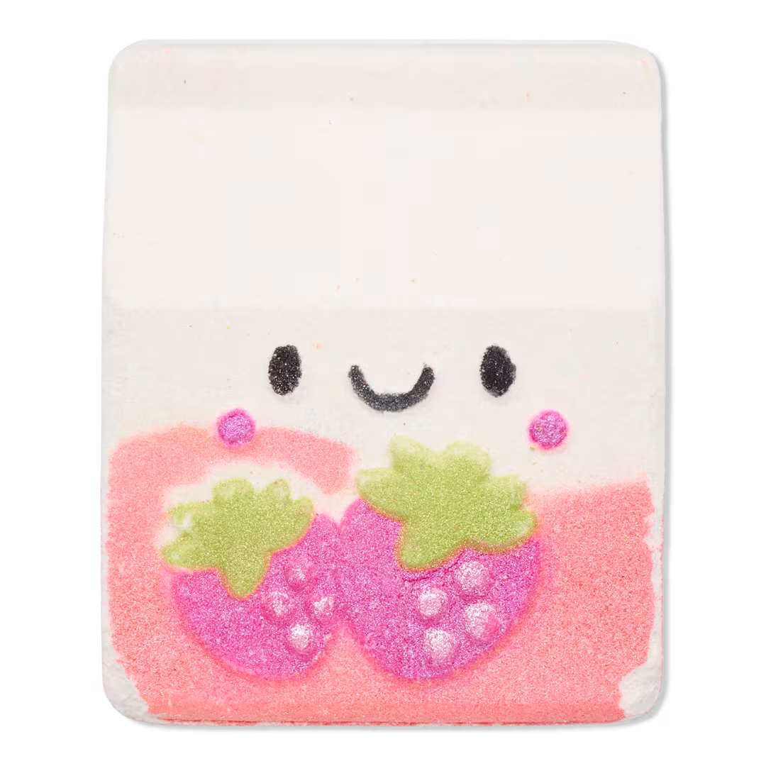 ULTA Beauty Collection  Strawberry Milk Carton Bath Bomb Fizzer