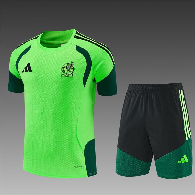2026-2027 Mexico Adult/Kids Training clothes short sleeves shorts