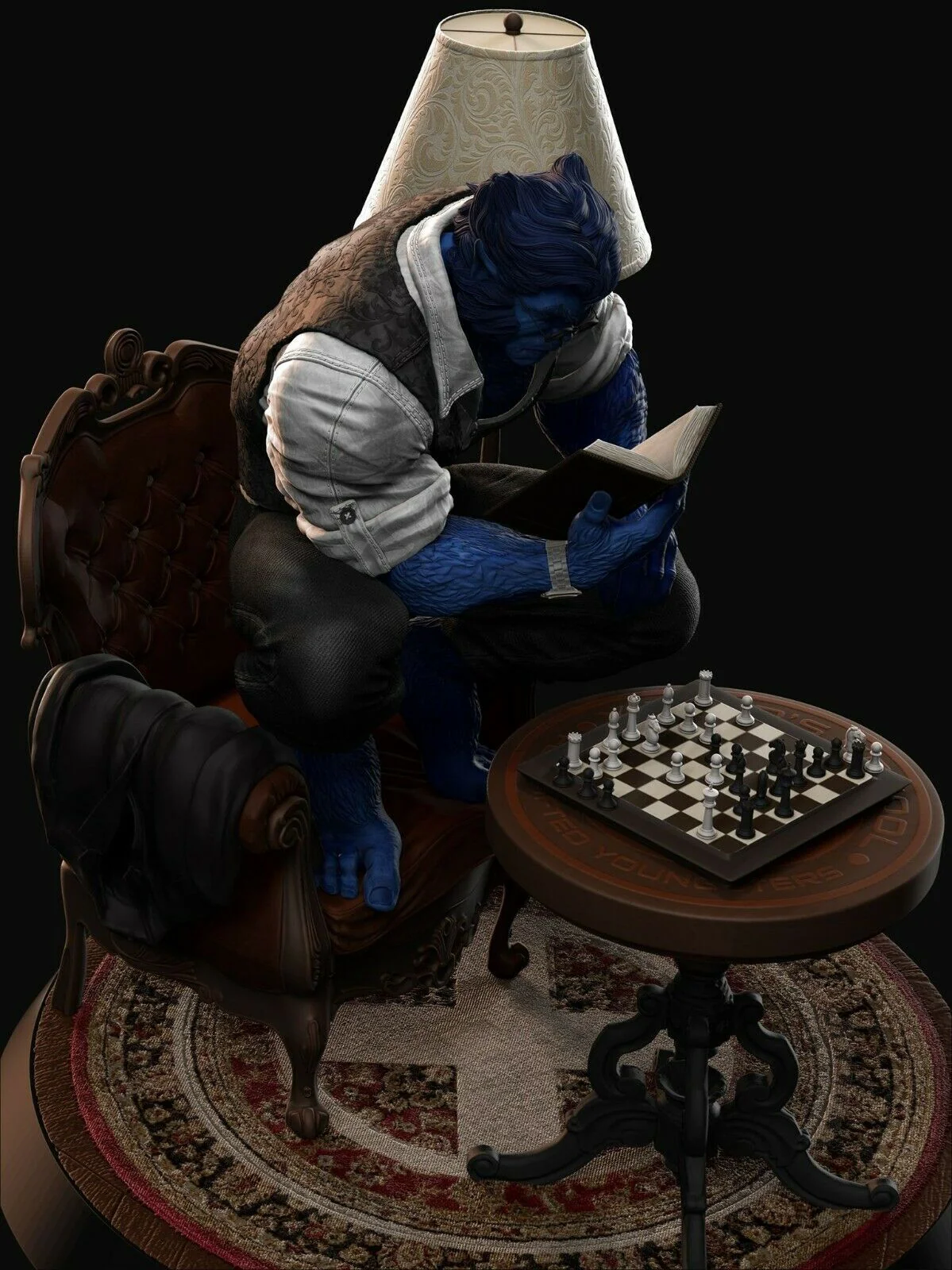 Marvel - X-Men Beast Day Off Series | 1:4 Resin Statue | von MFA Collectibles