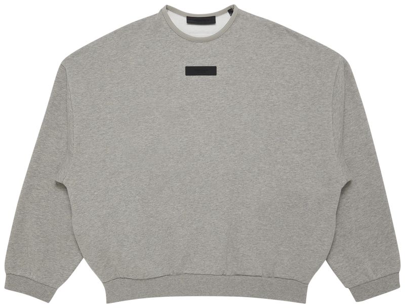 Hoodie Crewneck Dark Heather Oatmeal/SS24