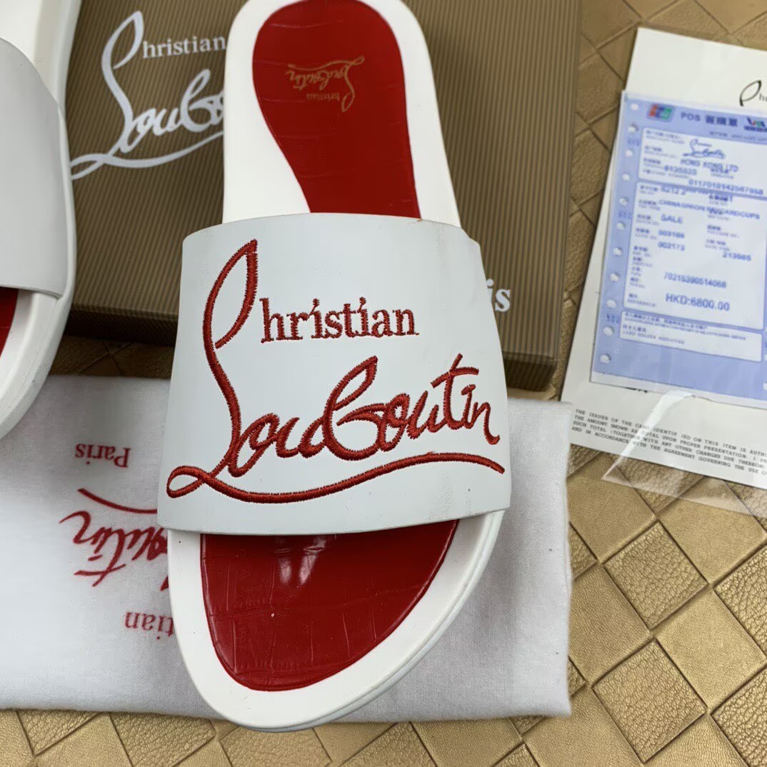 CHRISTIAN LOUBOUTIN SLIPPERS - CCSHOES