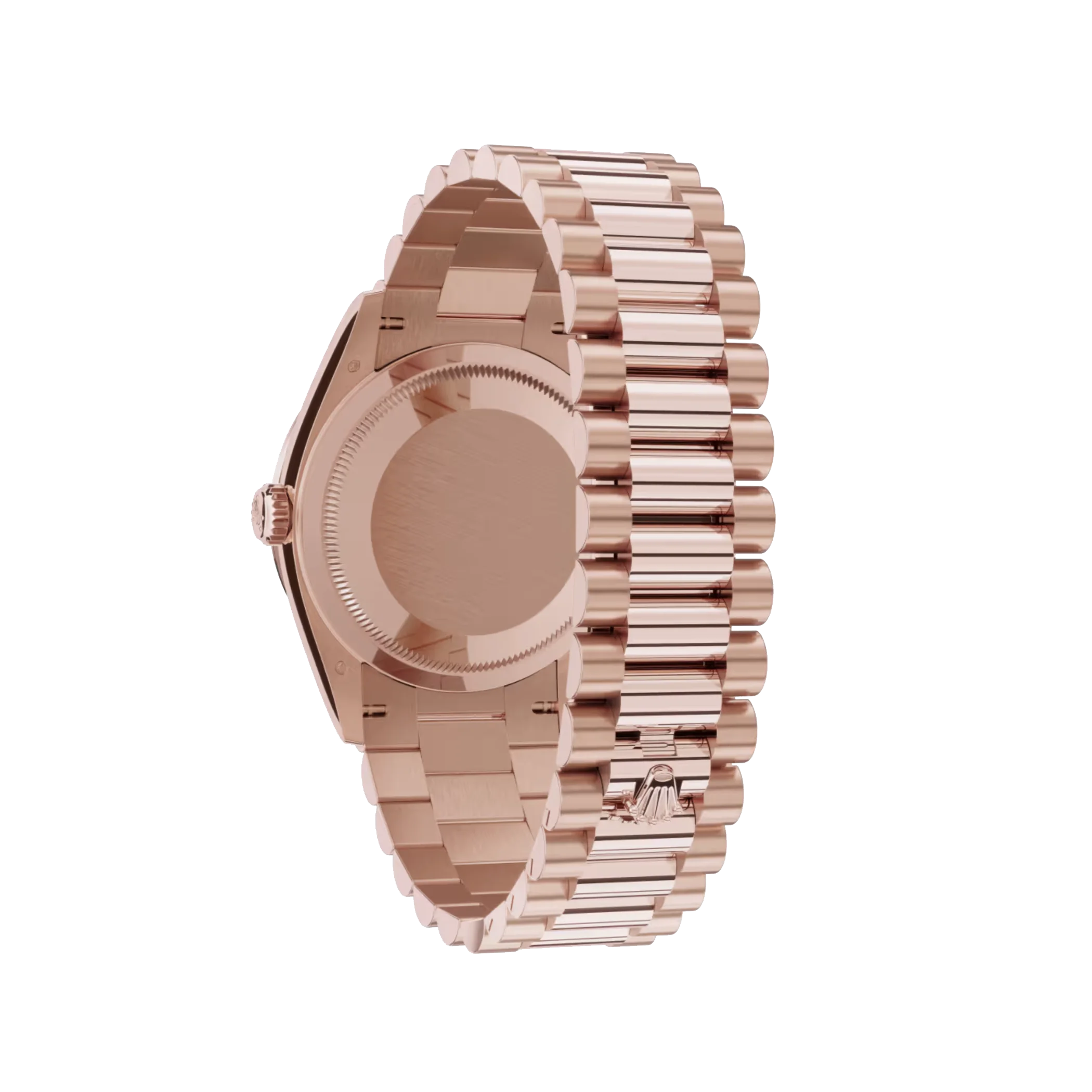 Rolex Day-Date: Everose gold, slate, diamond-set dial, diamond-set bezel, President bracelet, m128345rbr-0052