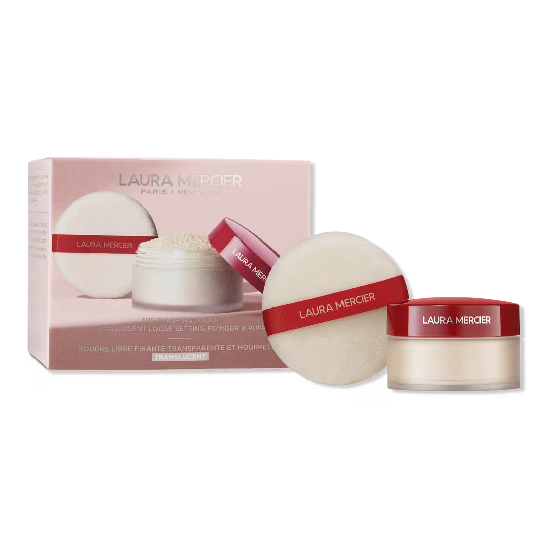 Laura Mercier  The Finishing Touch Translucent Loose Setting Powder & Velour Puff Gift Set
