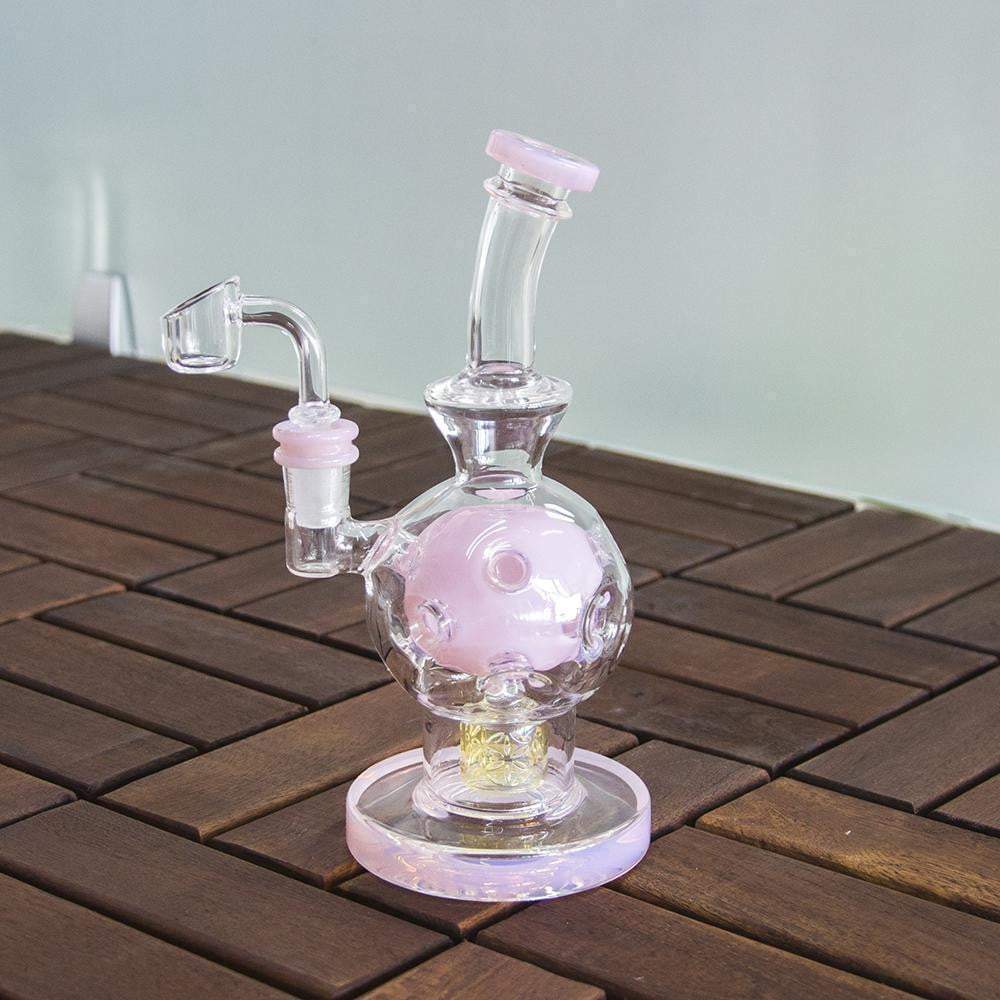 9 Glass Exosphere Fumed Perc Dab Rig