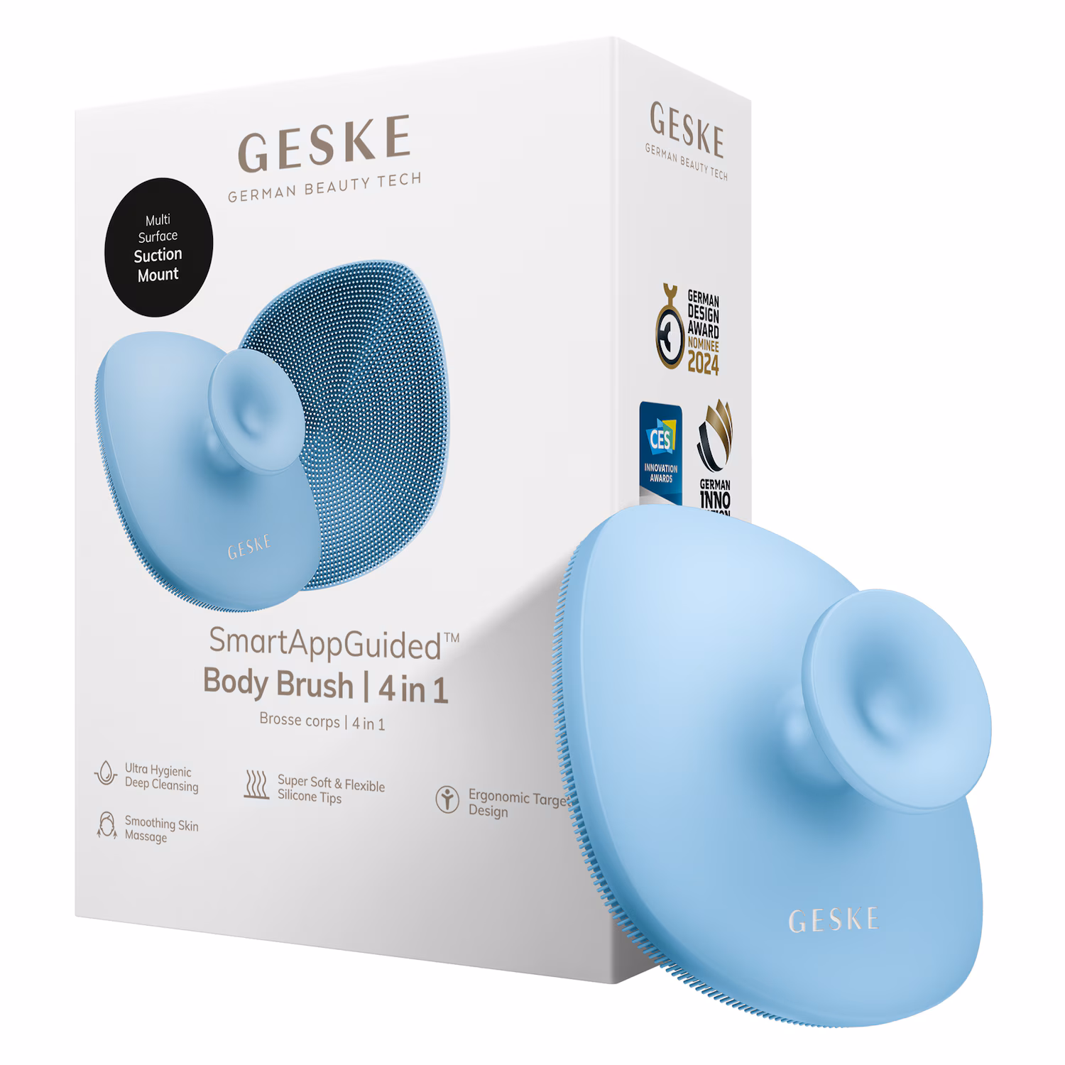 GESKE Body Brush | 4 in 1 | Reinigungsbürste für den ganzen Körper