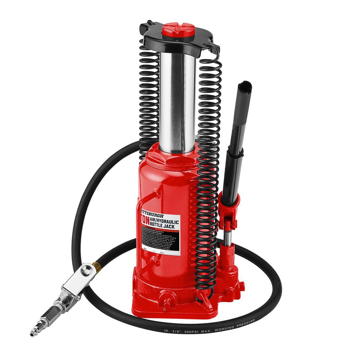 PITTSBURGH 20 ton Air/Hydraulic Bottle Jack