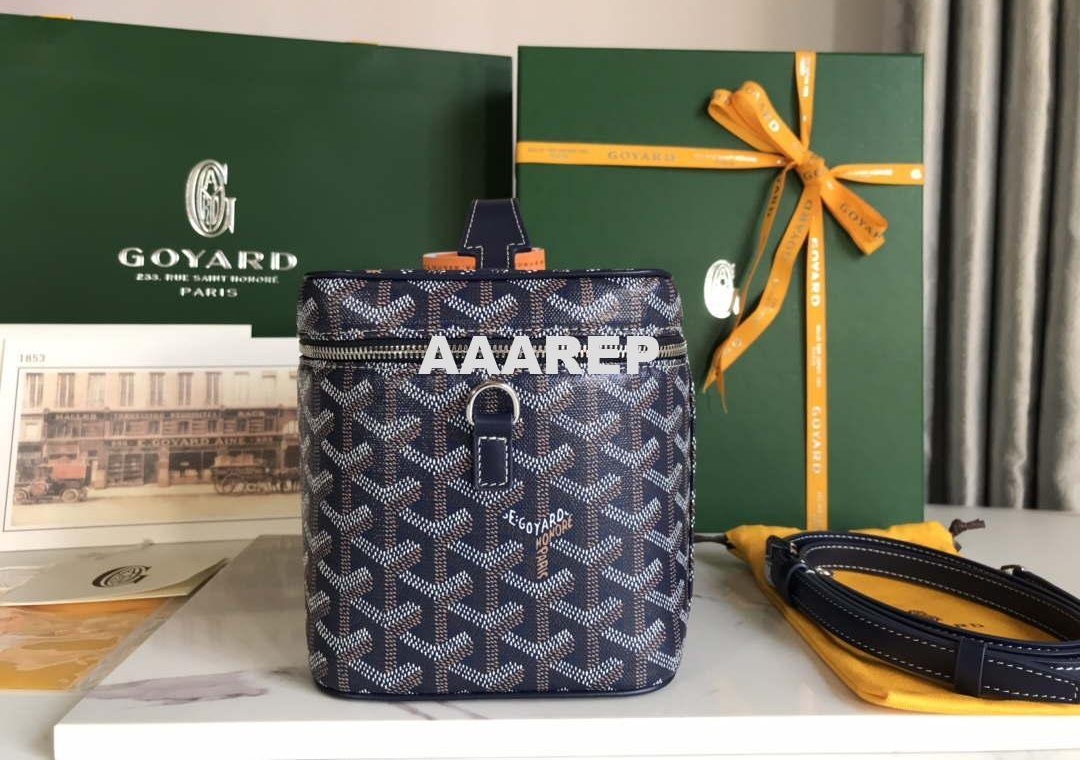 Replica Goyard MUSEVAPMLTY01CL03P Muse Vanity Case PM Bag Navy Blue