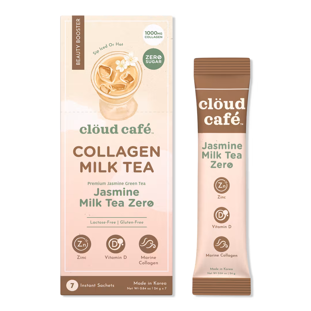 clöud café  Jasmine Milk Tea Zero Collagen-Infused Beauty Booster