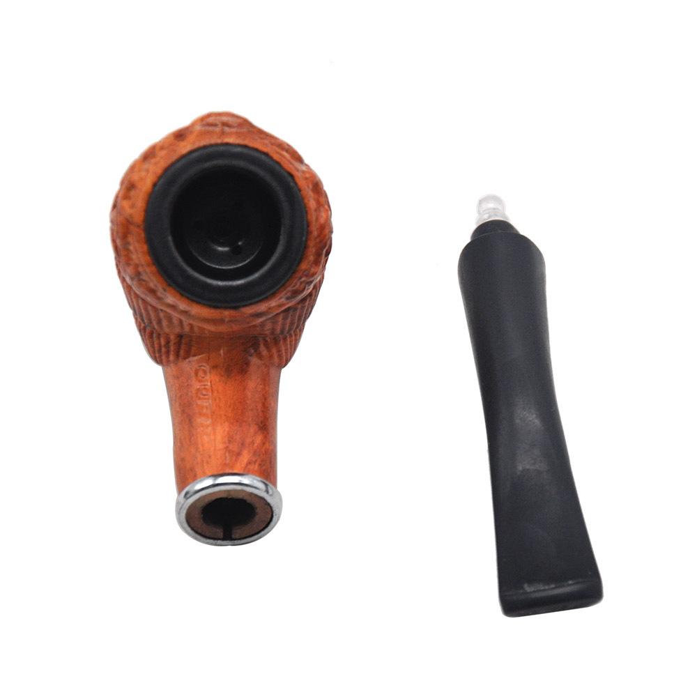 Classic Engraved Wooden Pipe
