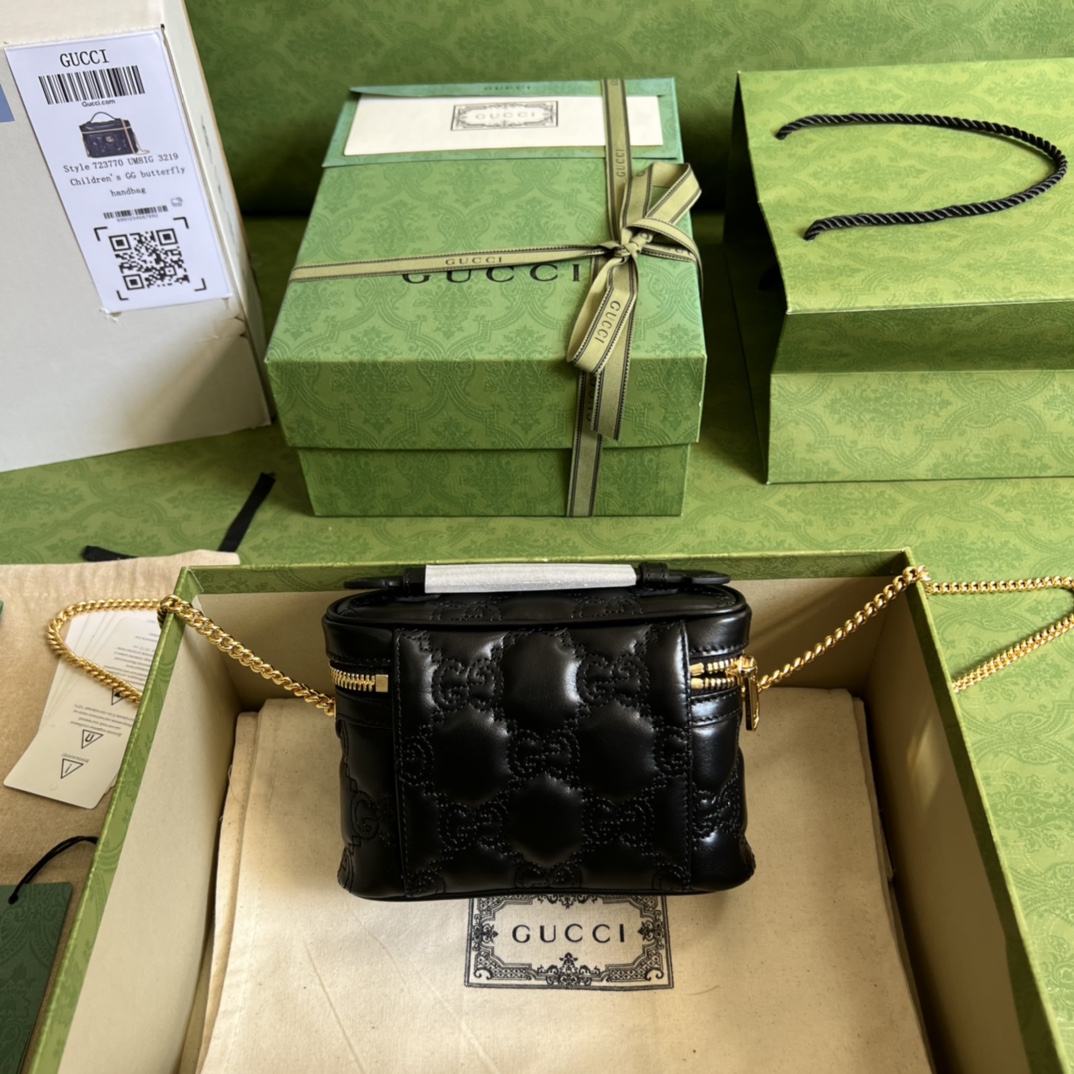 Gucci GG matelass?? top handle mini bag 723770