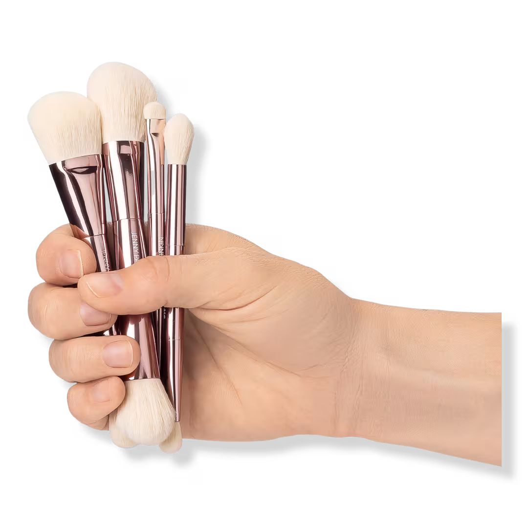 Jenny Patinkin  Demi Dual-Ended Makeup Brush Set | Travel Vegan Brush Kit