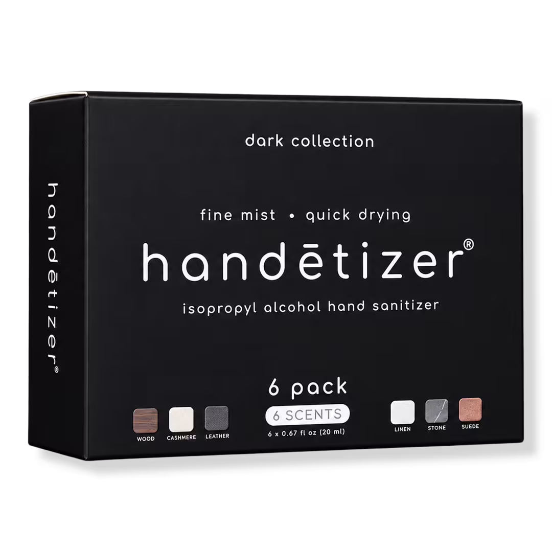 handētizer  Dark Discovery Six Pack - Fine Mist Hydrating Hand Sanitizer