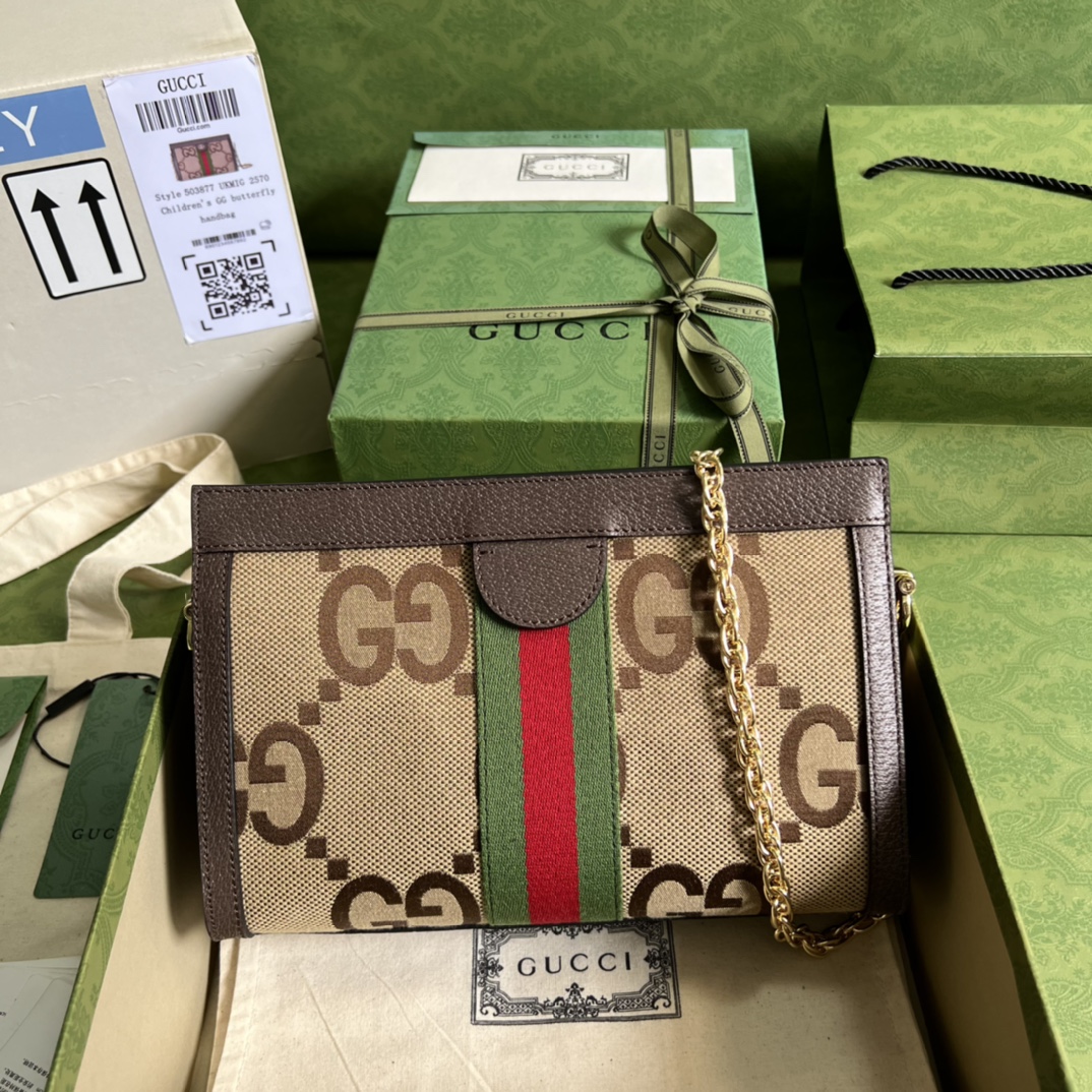 Gucci Ophidia jumbo GG small shoulder bag 503877