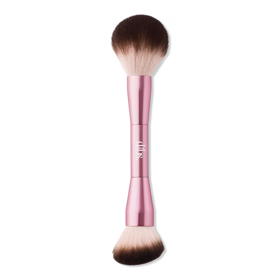 DIBS Beauty  Limited Edition Duo Face Brush For Cream + Powder