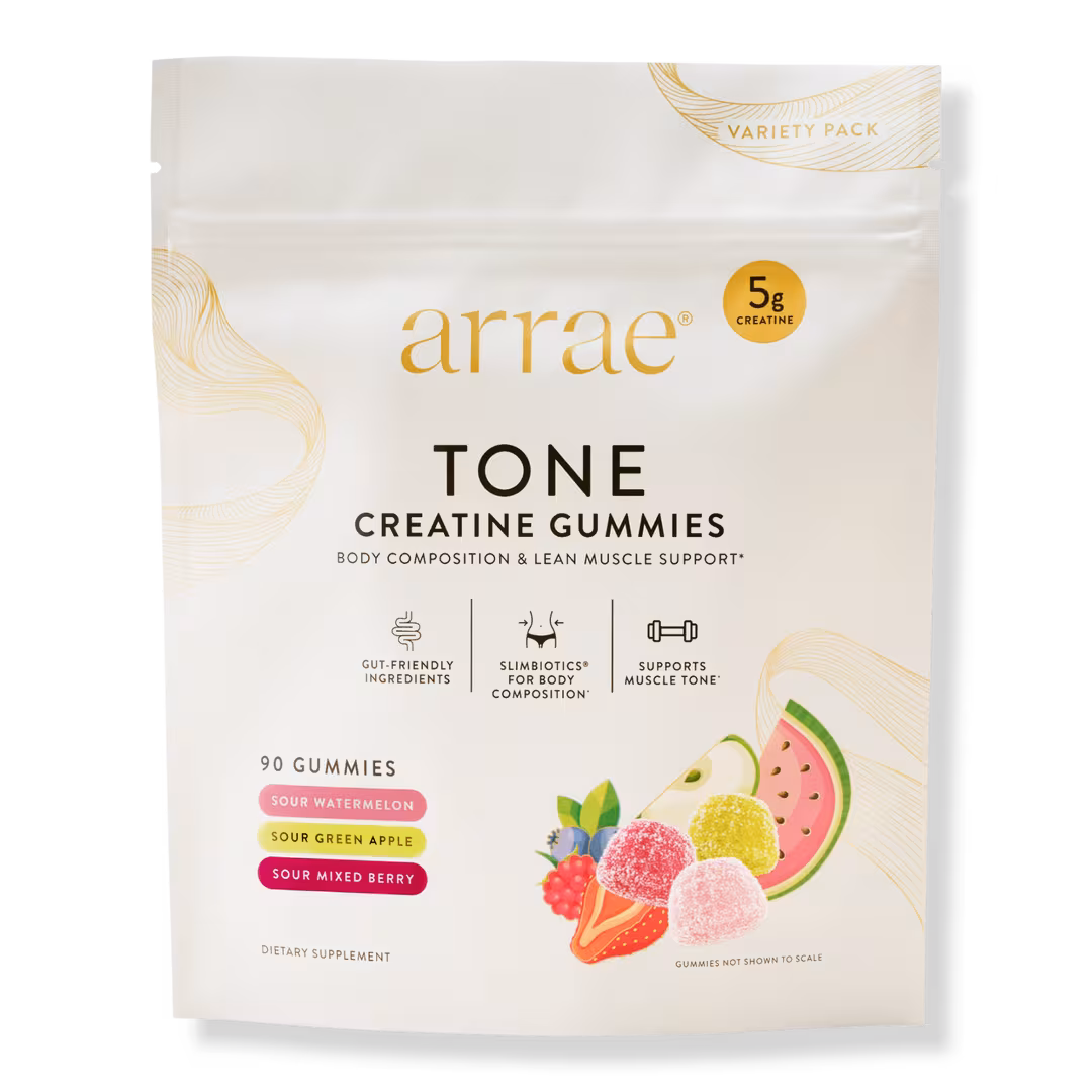 arrae  Tone: Creatine Body Composition Gummies Multi-Flavor Variety Pack