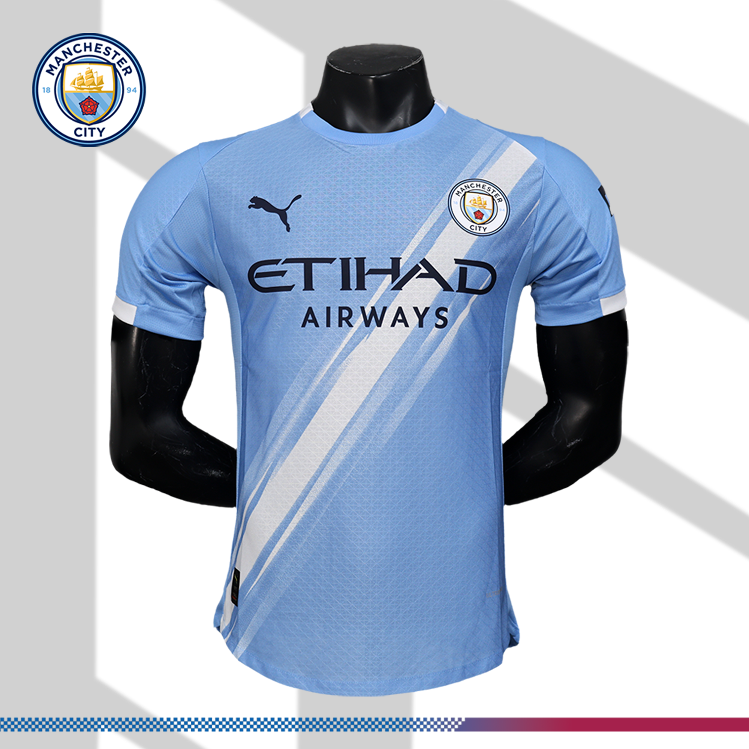 2025/2026 Manchester City Home Football Shirt (Player)