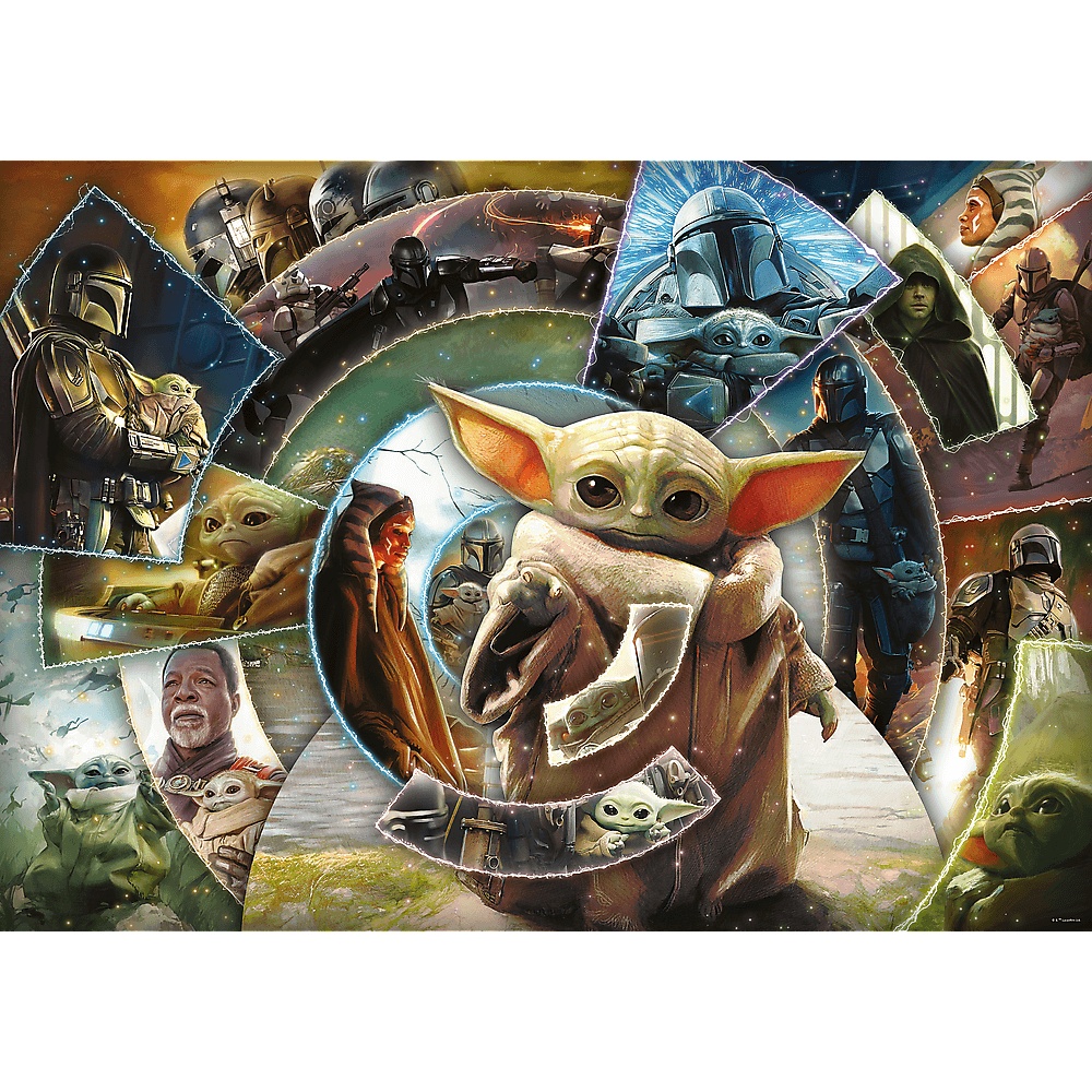 Puzzle Star Wars 1000 El. Podróż Grogu