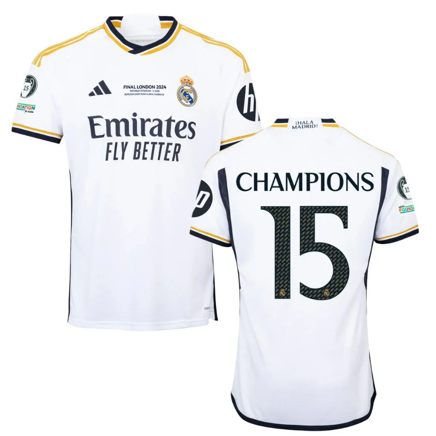Champions League 15th Real Madrid Jersey Men 2024
